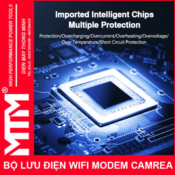 Bộ lưu điện wifi modem camera khóa cửa từ đèn quạt DC USB 9V12V 31200mAh 5A MTM - Mini UPS DC USB 9V 12V 7