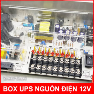 Box UPS nguồn điện dự phòng 12V 10A 9CH 12