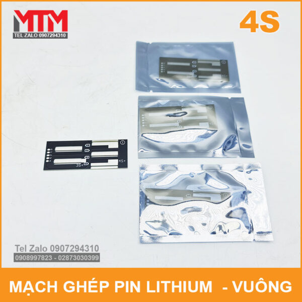 Mạch ghép cell pin lithium ion 3.7V 2200mAh - vuông 9