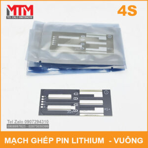 Mạch ghép cell pin lithium ion 3.7V 2200mAh - vuông 16