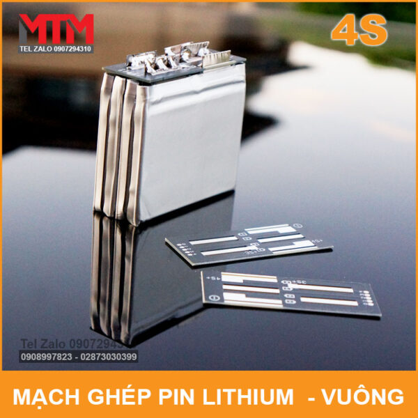 Mạch ghép cell pin lithium ion 3.7V 2200mAh - vuông 5