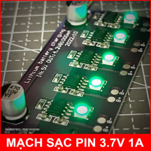 Mạch sạc pin 18650 3.7V 4.2V 1A 6 cell độc lập 14