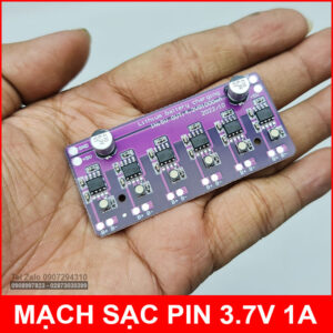 Mạch sạc pin 18650 3.7V 4.2V 1A 6 cell độc lập 17