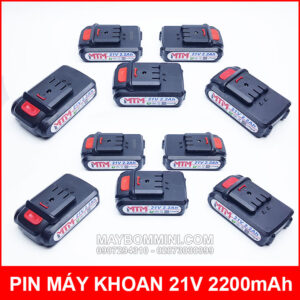 Pin máy khoan bắn vít cầm tay 21V 2200mAh MTM chuẩn C 14