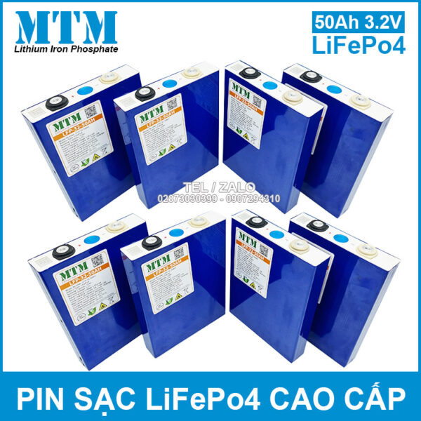 Pin sắt LiFePo4 3.2V 50Ah MTM 7