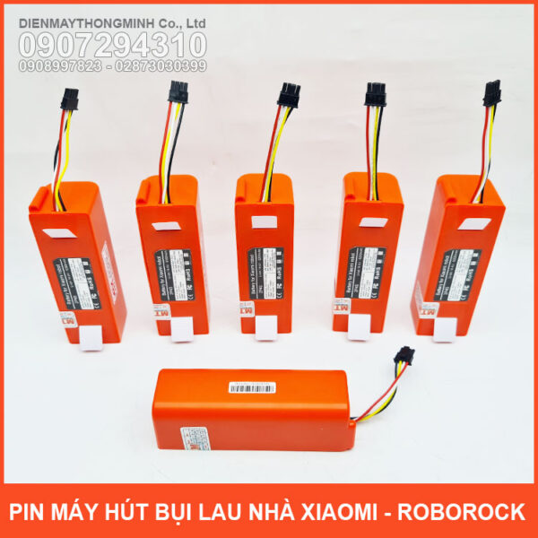 Pin robot hút bụi Xiaomi Roborock S5 S6 S7 Seri - 14.4V 5200mAh 6