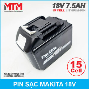 Pin Makita 18V 7.5Ah 15 cell 17