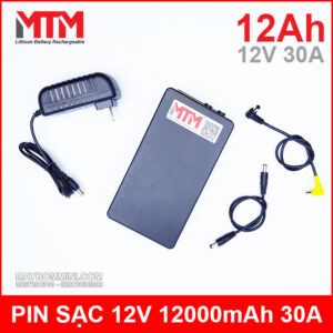 Box pin sạc lithium 12V 12000mAh 30A MTM 15