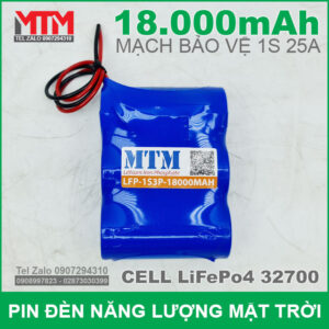 Pin đèn năng lượng mặt trời 3.2V 18Ah MTM 15