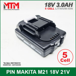 Pin Makita 18V 3.0Ah 5 cell - mạch bảo vệ 5S 80A 18