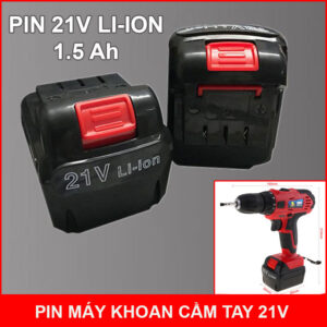 Pin máy khoan súng bắn vít 21V 1.5Ah 20