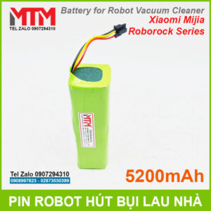 Pin robot hút bụi lau nhà Xiaomi Mijia Roborock Series - 14.4V 5200mAh 14