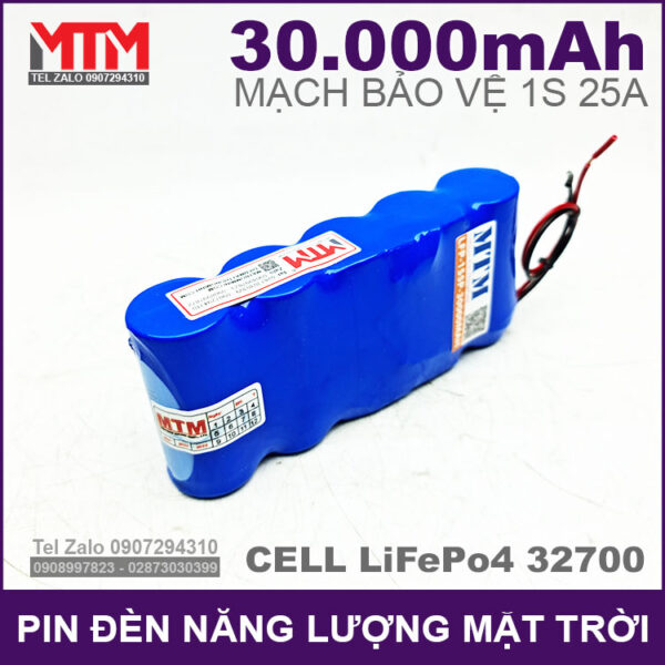 Pin đèn năng lượng mặt trời 3.2V 30Ah MTM 4