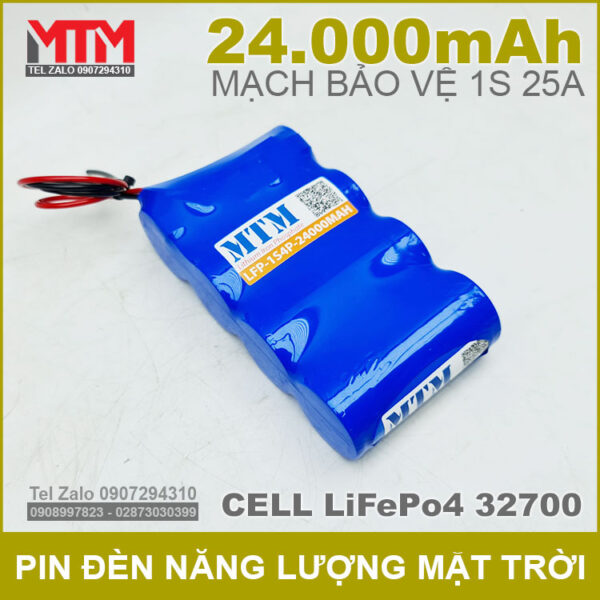 Pin đèn năng lượng mặt trời 3.2V 24Ah MTM 4