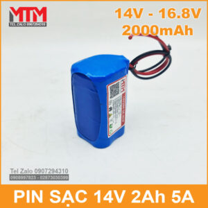 Pin sạc 14V 2Ah 5A 4S MTM 14