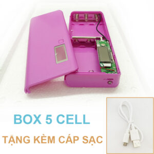 Box sạc pin dự phòng 5 cell 32