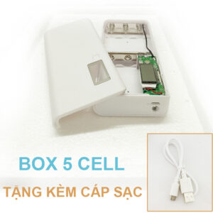 Box sạc pin dự phòng 5 cell 33