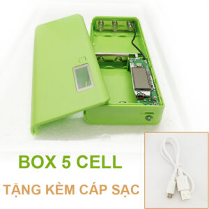 Box sạc pin dự phòng 5 cell 21