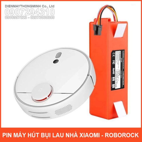 Pin robot hút bụi Xiaomi Roborock S5 S6 S7 Seri - 14.4V 5200mAh 3