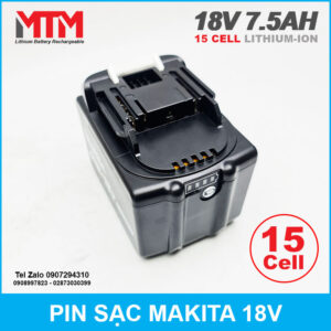 Pin Makita 18V 7.5Ah 15 cell 18