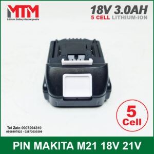 Pin Makita 18V 3.0Ah 5 cell - mạch bảo vệ 5S 80A 20