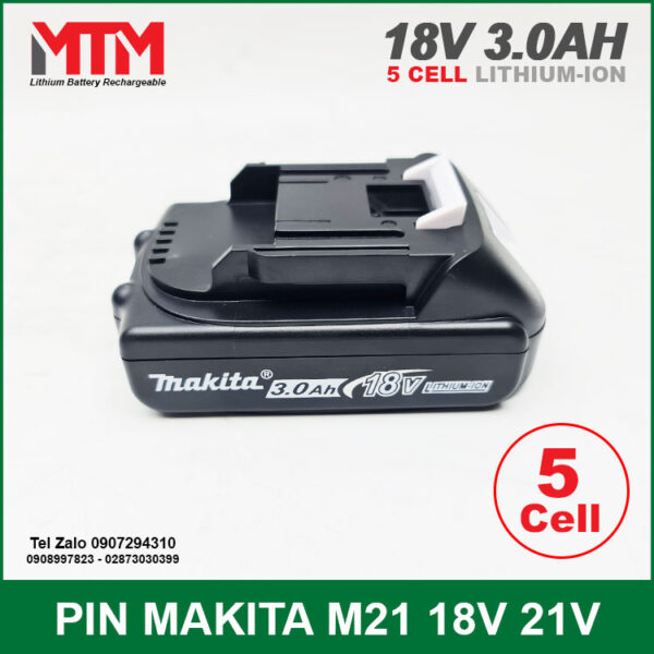 Pin Makita 18V 3.0Ah 5 cell - mạch bảo vệ 5S 80A 4