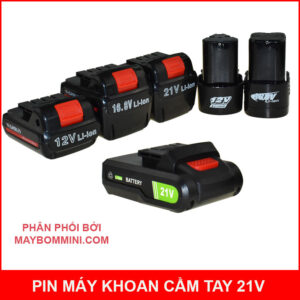 Pin máy khoan súng bắn vít 21V 1.5Ah 13