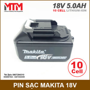 Pin Makita 18V 5.0Ah 10 cell 14