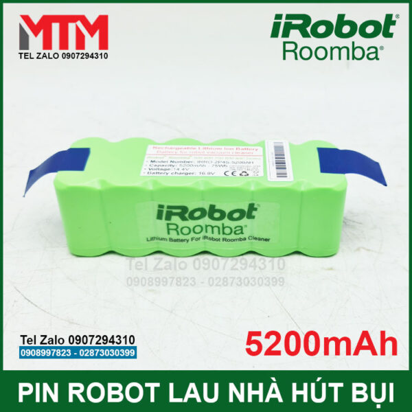 Pin robot hút bụi iRobot Roomba Seri - 14.4V 5200mAh 3