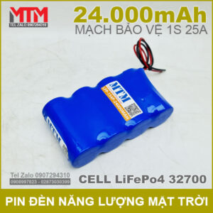 Pin đèn năng lượng mặt trời 3.2V 24Ah MTM 13