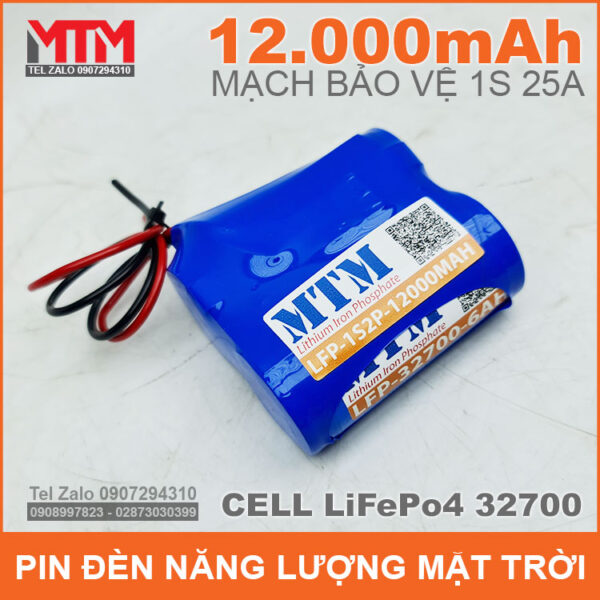 Pin đèn năng lượng mặt trời 3.2V 12Ah MTM 3