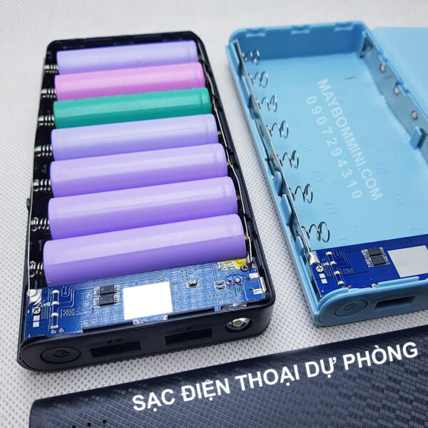 Box sạc pin dự phòng 7 cell 7