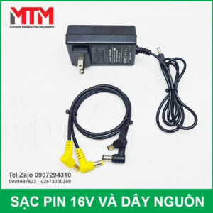 Box pin sạc lithium 12V 16V 8000mAh 10A MTM 15