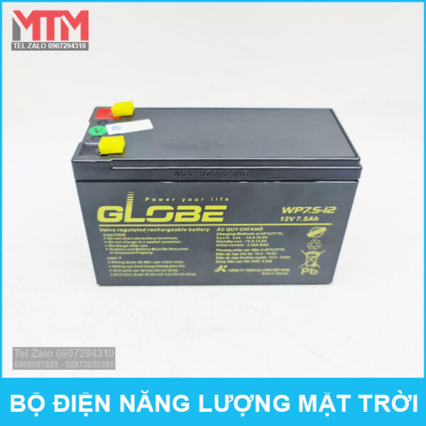 Bộ điện năng lượng mặt trời 10W 12V 7.5Ah 5