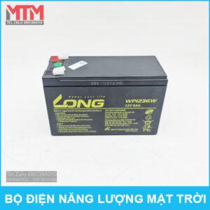 Bộ máy bơm năng lượng mặt trời 12V 20W 9Ah 1100L 18