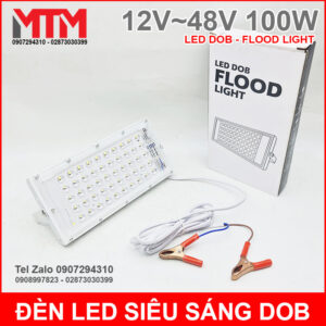 Đèn led siêu sáng 12V 48V 100W DC - Led DOB Flood Light 15