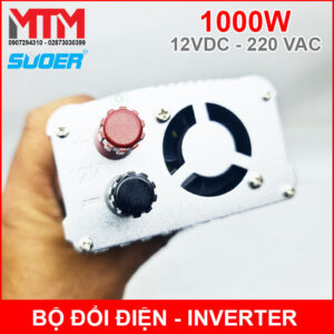 Bộ inverter 12V ra 220V 1000W SUOER SAA-1000A 16