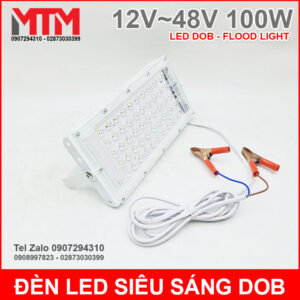 Đèn led siêu sáng 12V 48V 100W DC - Led DOB Flood Light 14