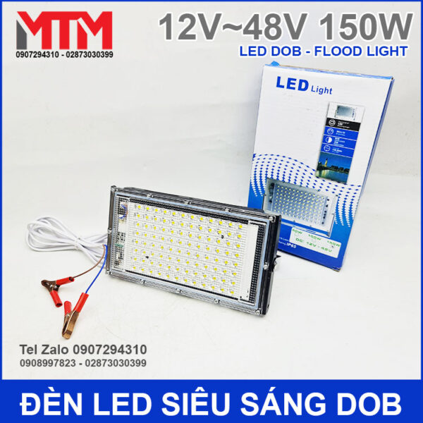 Đèn led siêu sáng 12V 48V 150W DC - Led DOB Flood Light 3