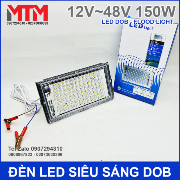 Đèn led siêu sáng 12V 48V 150W DC - Led DOB Flood Light 9