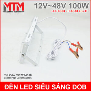 Đèn led siêu sáng 12V 48V 100W DC - Led DOB Flood Light 11