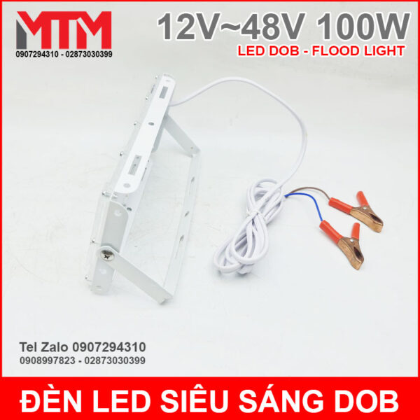 Đèn led siêu sáng 12V 48V 100W DC - Led DOB Flood Light 5