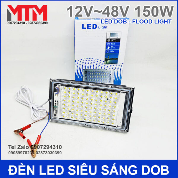 Đèn led siêu sáng 12V 48V 150W DC - Led DOB Flood Light 11