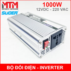 Bộ inverter 12V ra 220V 1000W SUOER SAA-1000A 19