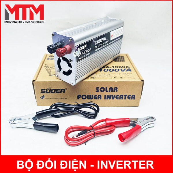 Bộ inverter 12V ra 220V 1000W SUOER SAA-1000A 4