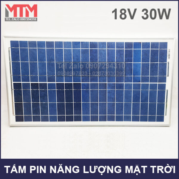 Tấm pin năng lượng mặt trời 18V 30W 3