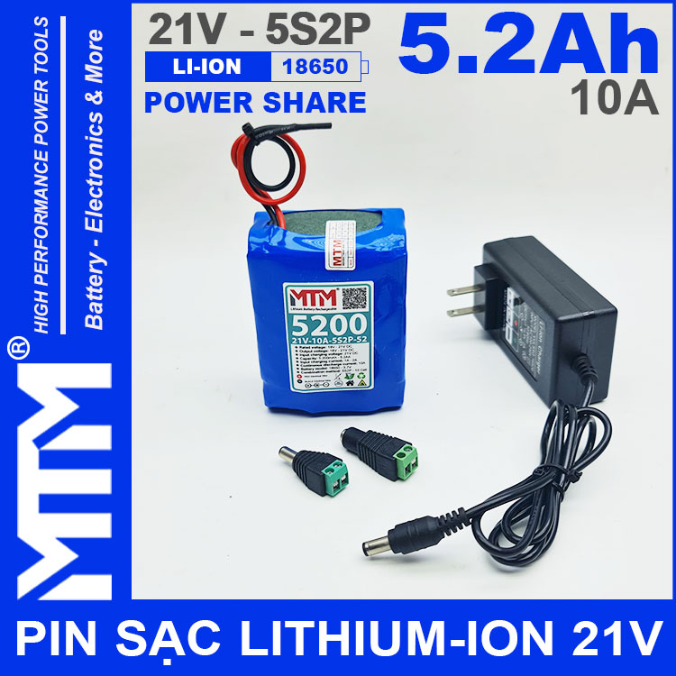 Pin 21V 5S – Lithium-ion
