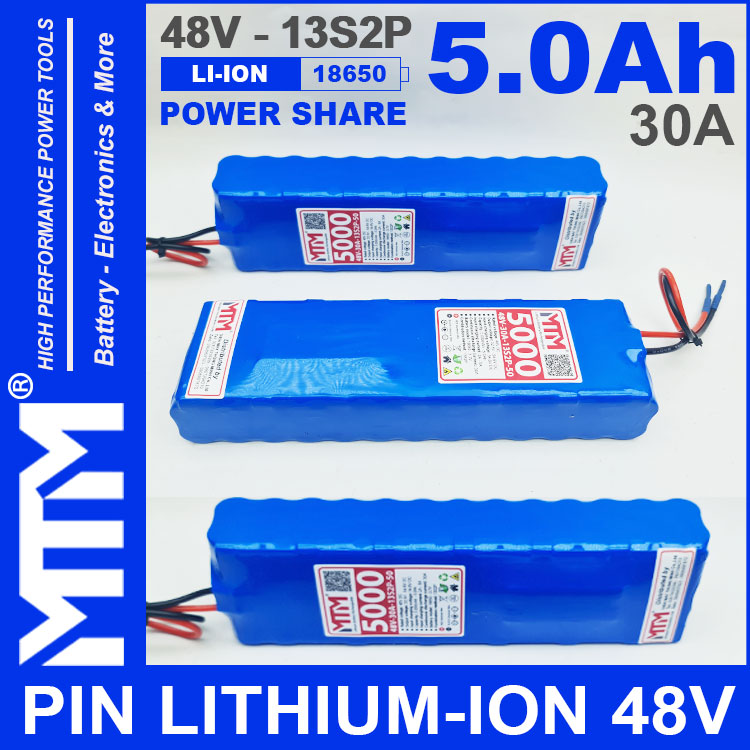 Pin 48V 13S – Lithium-ion
