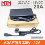 Adapter doi dien 220v ra 12v 20A