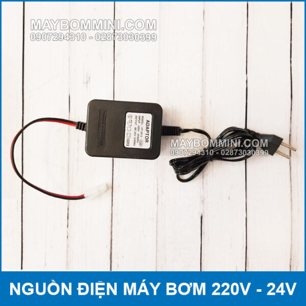 Ban adaptor 220V ra 24v cho may phun suong